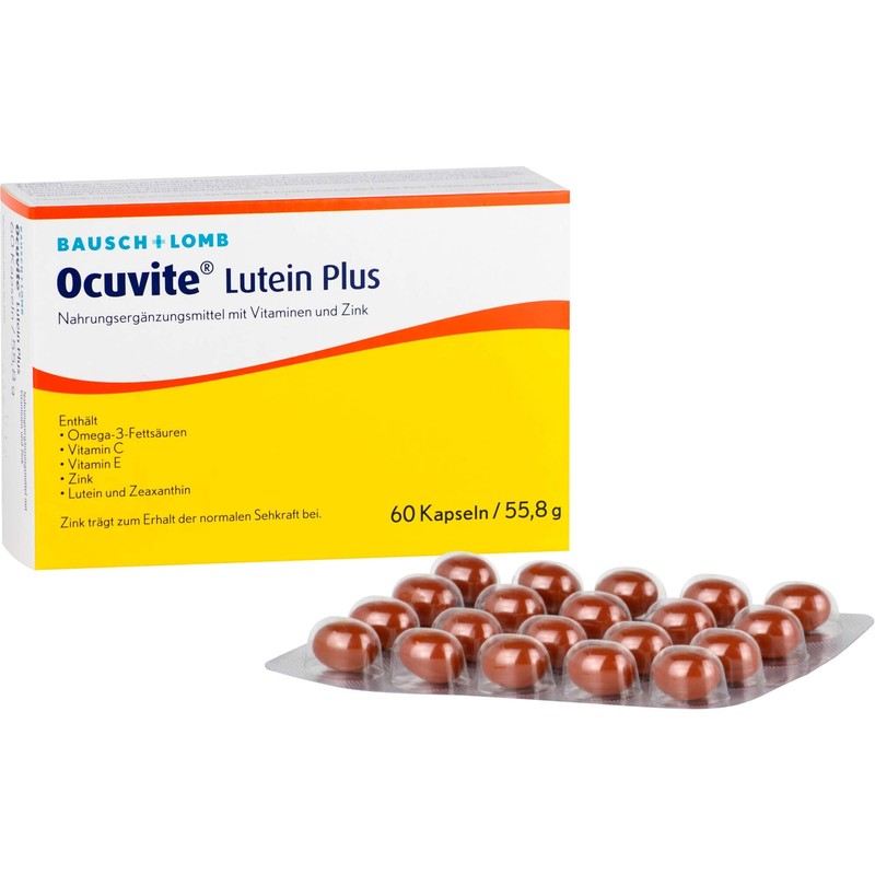 Ocuvite Lutein Plus Capsules, Pack of 60 Capsules