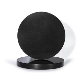 LiWiBet Black Marble Coasters for Drinks Set of 2, Stone Coaster for Men Coffee Table Bar, Office Kitchen & Dining, Home Decor & Protection