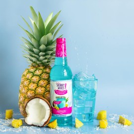 Jordan's Skinny Syrups Fantasy Collection Variety Pack: Sugar Free Mermaid, Sugar Free Unicorn, and Sugar Free Cotton Candy. (One 25.4 fl oz Bottle of Each Flavor)