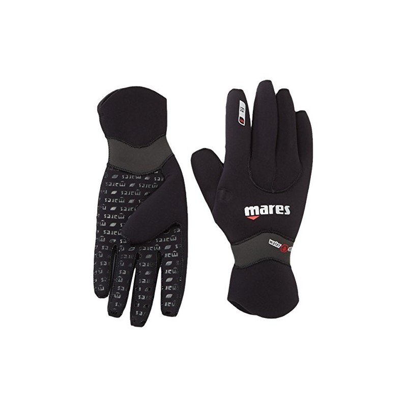 Mares Unisex's Flexa Fit Rev.2 Diving Gloves Black, 5 mm,