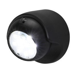 Motion Sensor Outdoor Lights - Outdoor Motion Sensor Light Battery Operated Wireless Spotlight Motion Detector Security Light Auto On Off for Sheltered Porch Stair Hallway Garage Wall Shed (1 Pack)