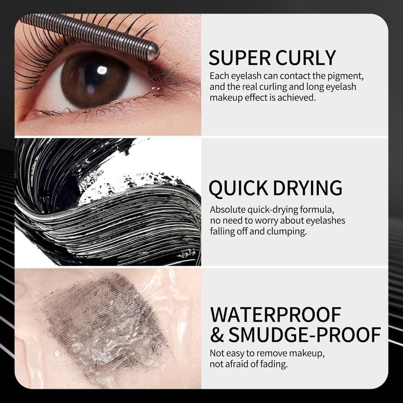 Mascara For Older Women 60 Plus,Tubing Mascara,Volume And Length,Telescopic,Waterproof Makeup,Trending