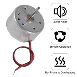 Coliao 10pcs Mini Generator Motors 3V-12V DC Motor Electric Motor for DIY Toys Electronic Wind Turbine Generator Hand Cranked Power Generator Model School Project Educational Physics Experiment