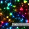 BlessLiving Triangle Retro Neon Duvet Cover Sets Glowing Sparkling Rainbow