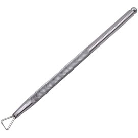 Nice & DeftCuticle Pusher Stainless Steel Triangle Cuticle Peeler Scraper Remove Gel Nail Polish Nail Art Remover Tool(Silver Color)