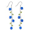 Franki Baker Pretty Blue & Green Chalcedony Gemstones & 925