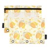 Mango Fruit Flower Pencil Pouch for 3 Ring Binder, Three