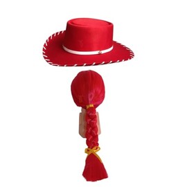 Sombrero Vaquerita + Peluca Jessy Para Disfraz Jessi Comisario Woody