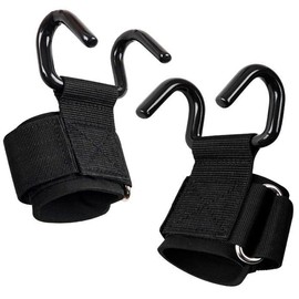 EDOTFISH Weight Lifting Barbell Hooks (Pair), Hand Grip Support, Fitness Workout Wrist Strap for Men and Women, Heavy Duty Power Wrist Lifting Hook for Deadlift, Pull Ups and Powerlifting