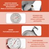 Dial Oven Thermometer, 0-400°C Stainless Steel Thermometer Kitchen Cooking Thermometer