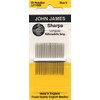 Colonial Needle 20 agujas John James Sharps, tamaño 9