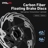 CYCLAMI Deore Carbon Fibre Bicycle Brake Disc 160 mm Disc