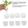 100 Set Hydroponic Grow Baskets Sponges Circular Planting Baskets Plant