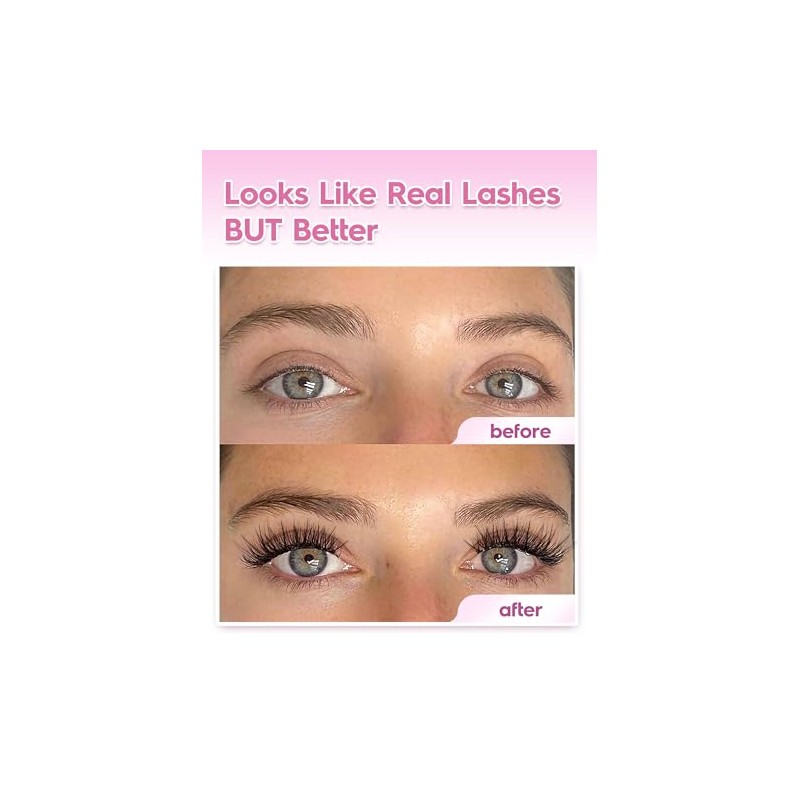 Natural Lash Clusters Wispy Eyelash Clusters Fluffy Cluster Eyelash Extensions