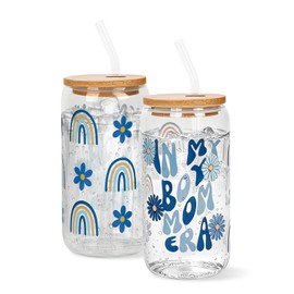 PANYUXUT - Regalos de Navidad para el Día de la Madre, regalos de cumpleaños para niño o mamá, madre embarazada, mamá por primera vez, mamá para serlo, mamá para ser: taza de café helado de 16 onzas