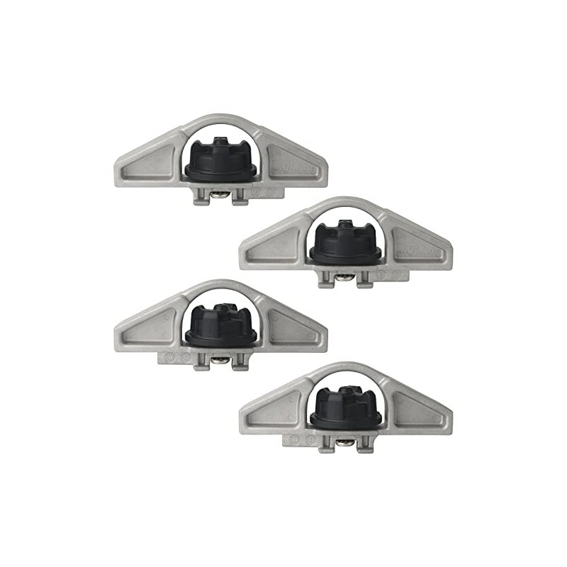 APPERFiT Deck Rail Tie Down Anchors Bed Cleats (Aluminum) 4pcs