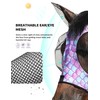 Harrison Howard Stretch Fly Mask with Forelock Opening and Patterns