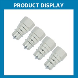 Silscvtt 4 pcs AW32184 Male Hydraulic Quick Coupler Plug Replacement for John Deere H120 1023 1025 1026