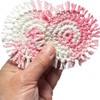 Crochet Cotton Car Coasters for Cup Holders, Handmade Boho Style