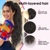 RONTAYA Ponytail Extension, 30 Inch Highlights Claw Clip Ponytail Extensions