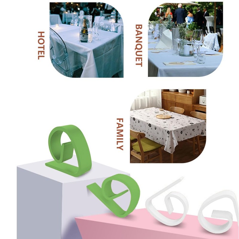 KARELLS Tablecloth clips, table clips, 8 pieces tablecloth clips, outdoor