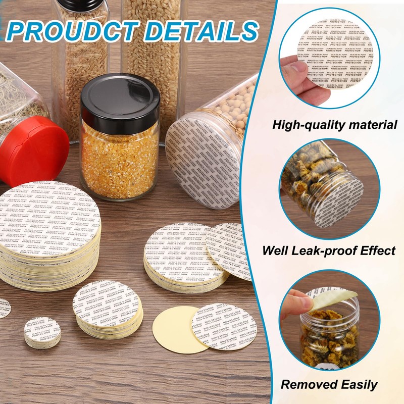 PATIKIL 58mm/2.28" Foam Lid Liner 120pcs Adhesive Round PS Pressure
