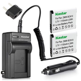 Kastar Battery (X2) & AC Travel Charger for Leica BP-DC14, BP-DC14-U, BP-DC14-E, BPDC14, Leica 18535, 18536 and Leica C (Typ 112) Compact System Camera