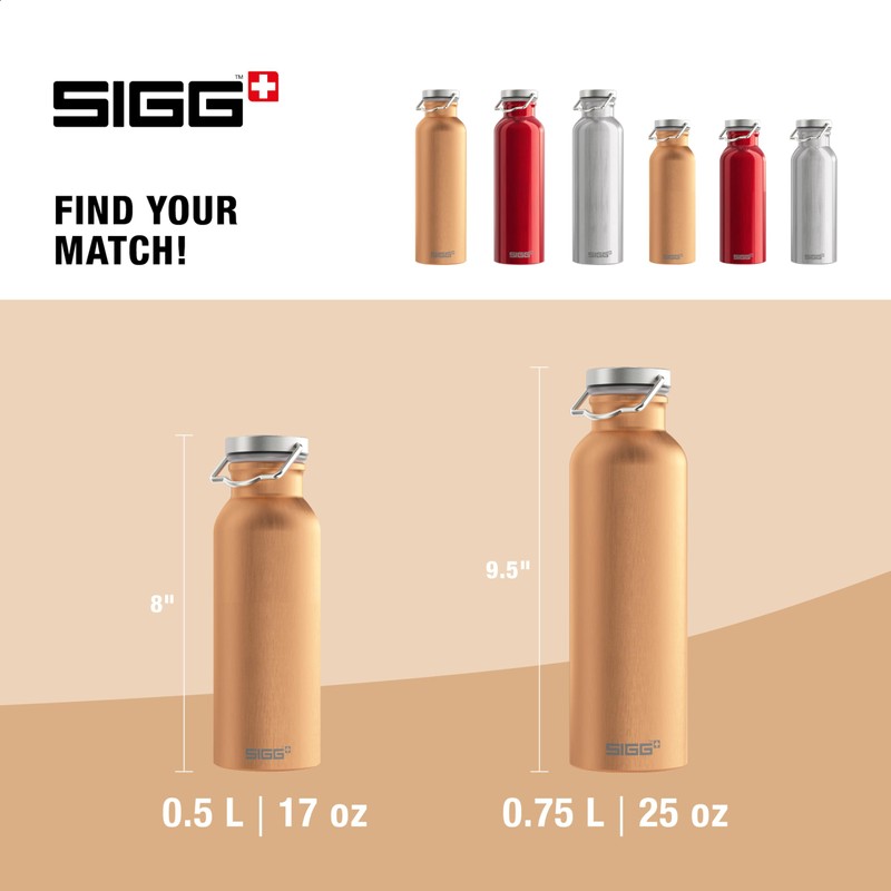 SIGG - Aluminium Drinking Bottle - Original Copper - Climate