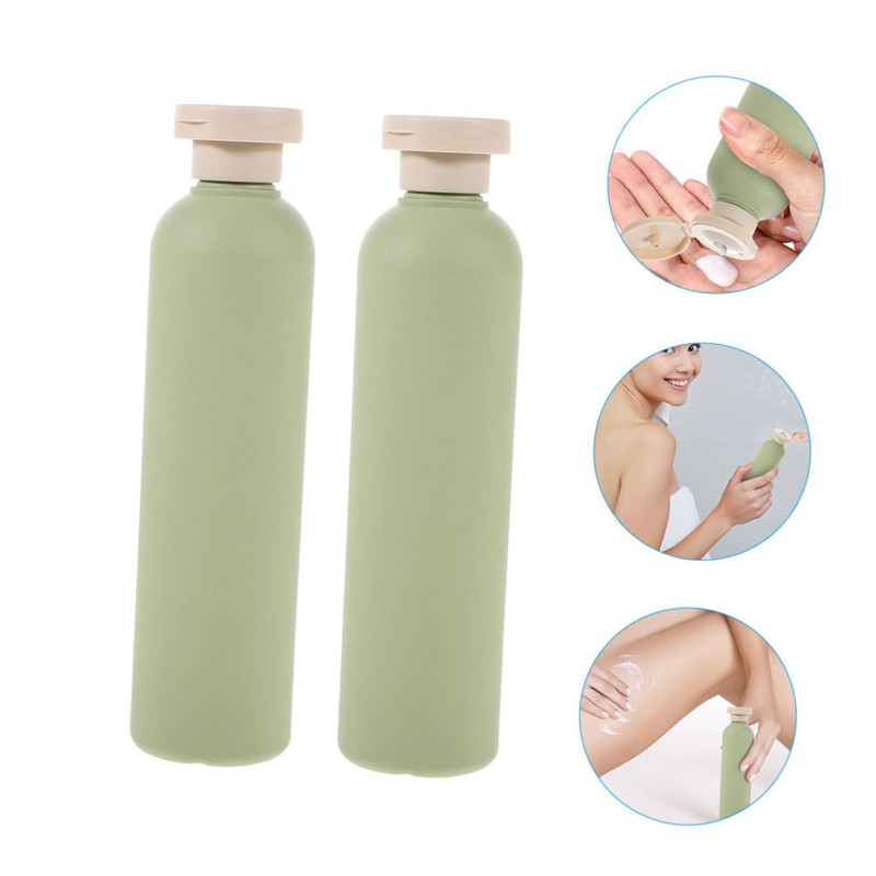 Gatuida Travel-Sized Flip Cap Bottle Empty Plastic Squeeze Bottle Leakproof