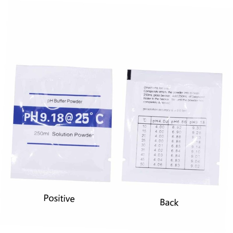 TEHAUX 2sets Ph Meter Buffer Powder Ph Calibration Ph Buffer