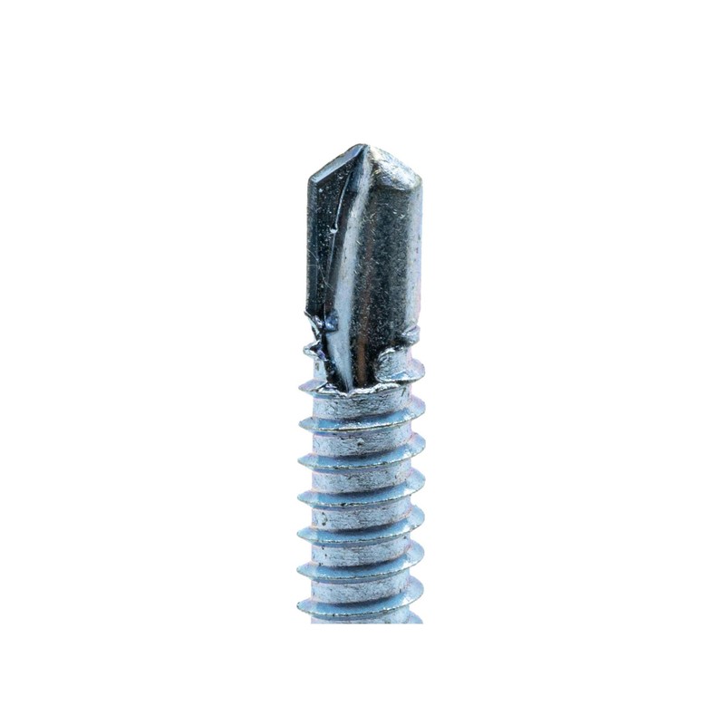 Hippo Hardware (6.3mm X 25mm) Self Drilling Countersunk Tek Zinc