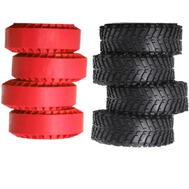 REDSPIDER 1.9 Crawler Tires(4PCS) Mud 1.9 Tires OD 4.72" with Silicone Rubber Insert for 1/10 RC Crawler Car TRX4 TRX6 Axial SCX10 90046 SCX10 III AXI03007 Tamiya CC01 D90 D110