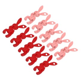 OHPHCALL DIY Nail Art Skull Rabbit Stickers 10pcs Set Manicure Decals Girl Nail Decorations Perfect for Parties