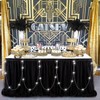 Black Tulle Tutu Table Skirts for Rectangle or Round Tables