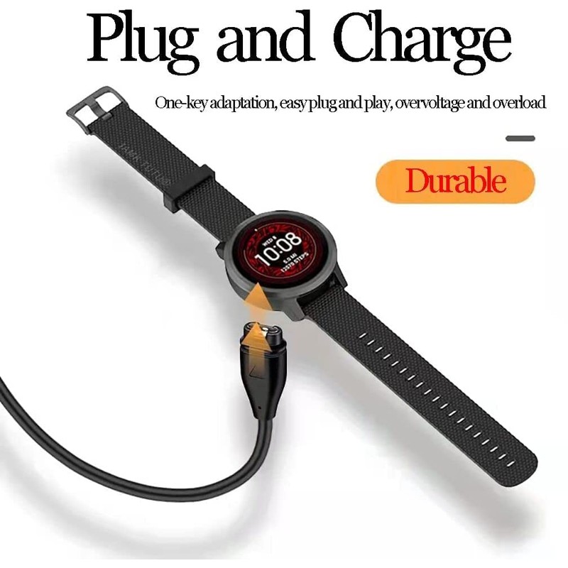 Austuo 3-Stücke Charger Cable Compatible with Garmin Vivoactive 3 4