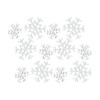 Melrose 84308 Snowflake Figurine, Set of 2, Wood