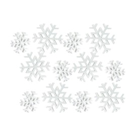 Melrose 84308 Snowflake Figurine, Set of 2, Wood
