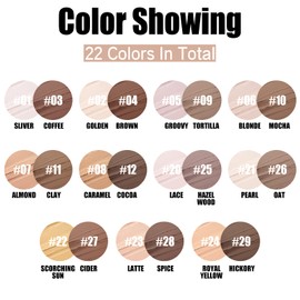 FOCALLURE FOCALLURE 2 Pcs Mineral Cream Contour Stick,Moisturize Highlighter and Bronzer Pen,Non Stick Face Brightens & Shades Pencil,Long Lasting & Smooth Gliding Face Illuminator Makeup,Tan