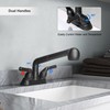 Utility Sink Faucet, Laundry Room Faucet with Pull Out Sprayer,