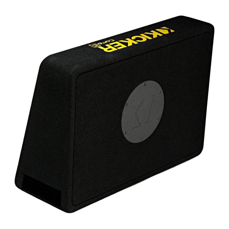 Kicker 10-Inch CompC 2-Ohm Loaded Shallow Subwoofer Box Enclosure (Open