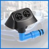 VekAuto Front Left Right Headlight Washer Nozzle Sprayer Jet Fit