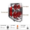 KAMDKI LH W/Bulbs and Wiring Harness Tail Light Assembly Fit