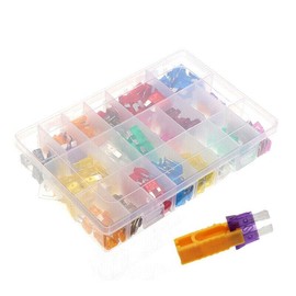 AIMALL 220PCS Assorted Mini Fuse Blade Fuses Set Auto Car Truck Assortment Kits ATM APM