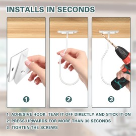 Ticway Banana Hanger Hook – Space Saving Banana Holder Hanger to Keep Bananas Fresh, Self Adhesive and Screw Banana Hook 3Pack White