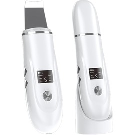 Vantisan Limpiador Facial Ultrasnico, Skin Scrubber Facial con 4 Modos de Cuidado de la Piel, USB Recargable Skin Scrubber Peeling, Limpiador Facial para Puntos Negros, Acn y Poros