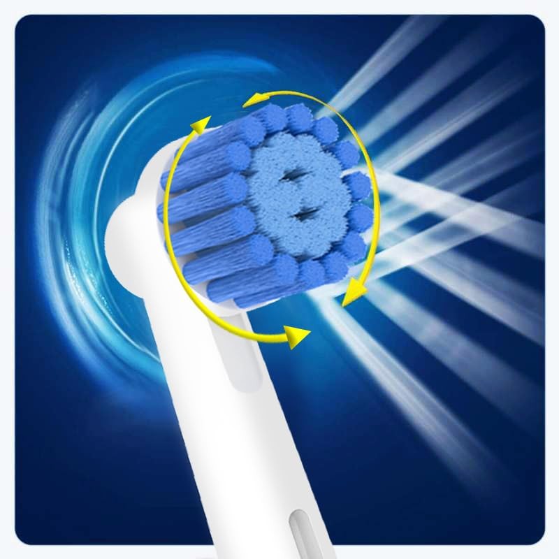 8 Pack Sensitive Gum Care Replacement Brush Heads Compatible with