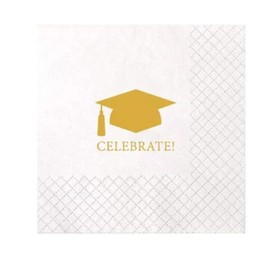 100 Pack of Graduation Party Napkins for Graduation Party