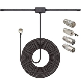 TECHTOO FM Radio Antenna FM Antenna Compatible for FM Radio Home Stereo Receiver AV Audio Video Home Theater Receiver Stereo Receiver of Pioneer Onkyo Yamaha Marantz Bose Wave Music System (Kit3)