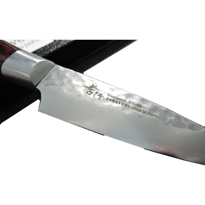 Takayuki Sakai 07390 Hammame Damascus VG10 Interrupt, 33 Layers, Petty