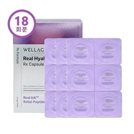 Wellage [Seller Hub 1] Wellage Capsule Season 4 Real Hyaluronic RX (32330582) 1 box (18 servings) / [셀러허브 1]웰라쥬 캡슐 시즌4 리얼 히알루로닉 RX (32330582) 1박스(18회분)